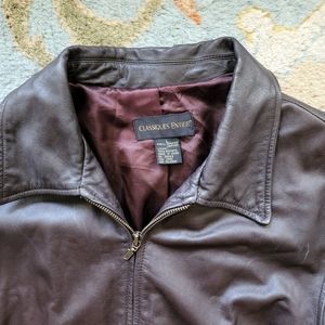 Large  - Classics Entier dark chocolate brown buttery leather jacket from Nordst